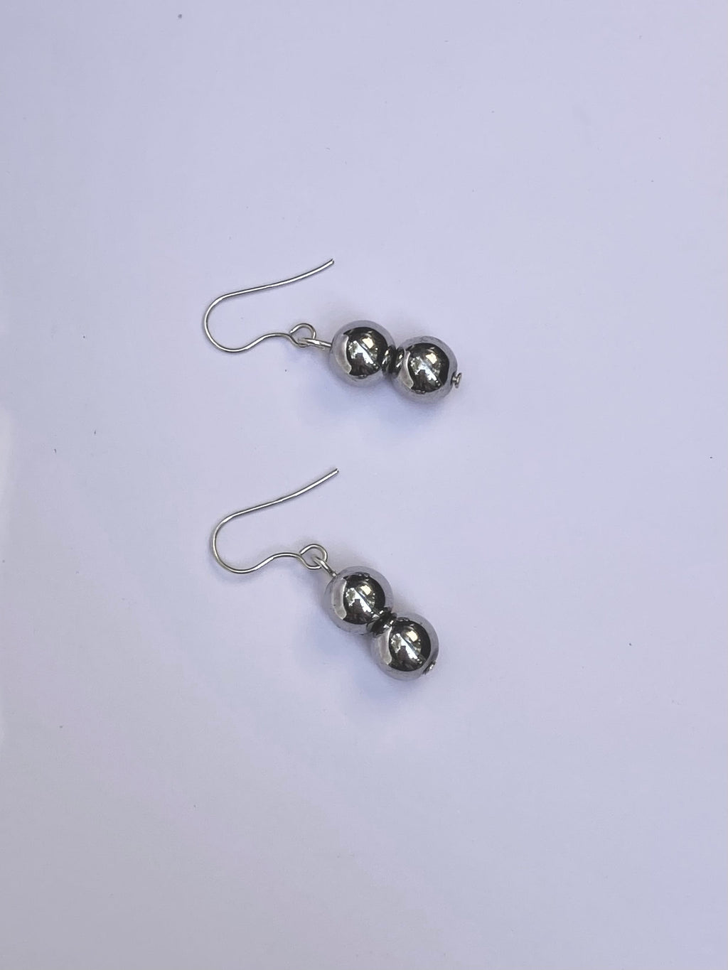 Omen #8 - Hematite Drop Earrings