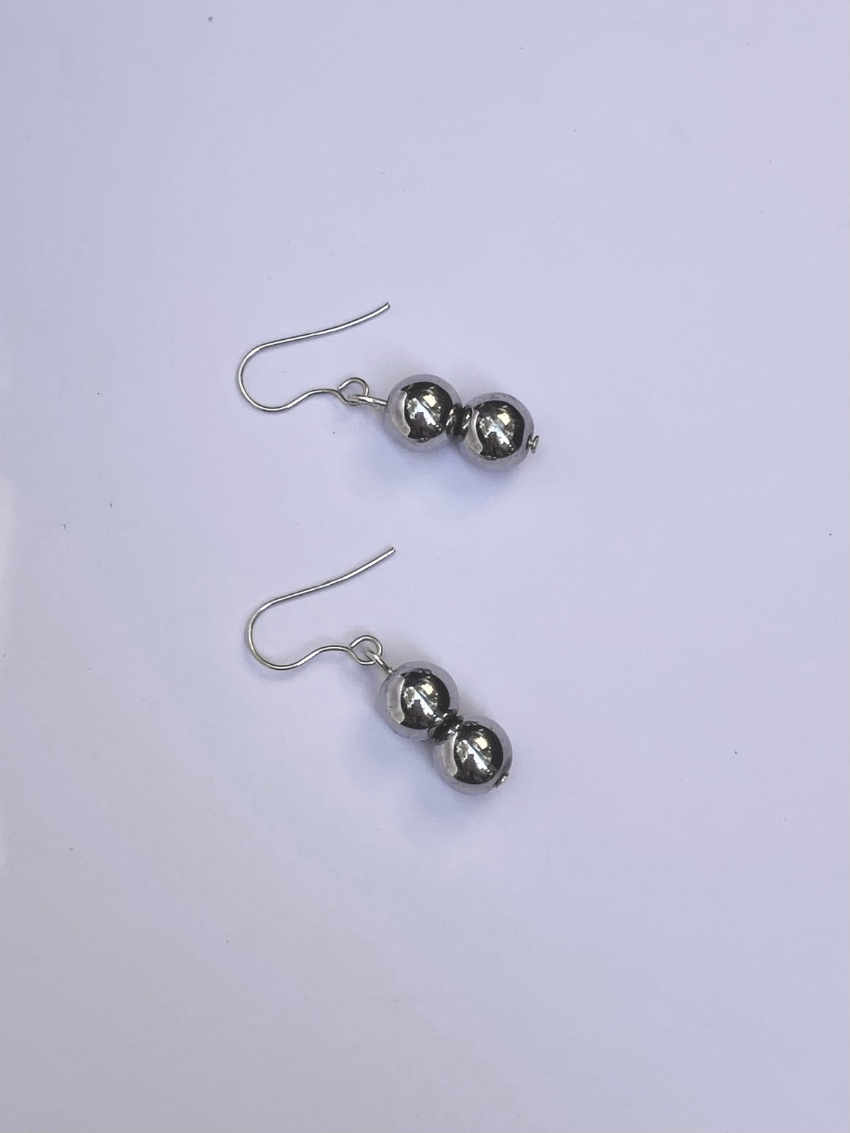 Omen #8 - Hematite Drop Earrings