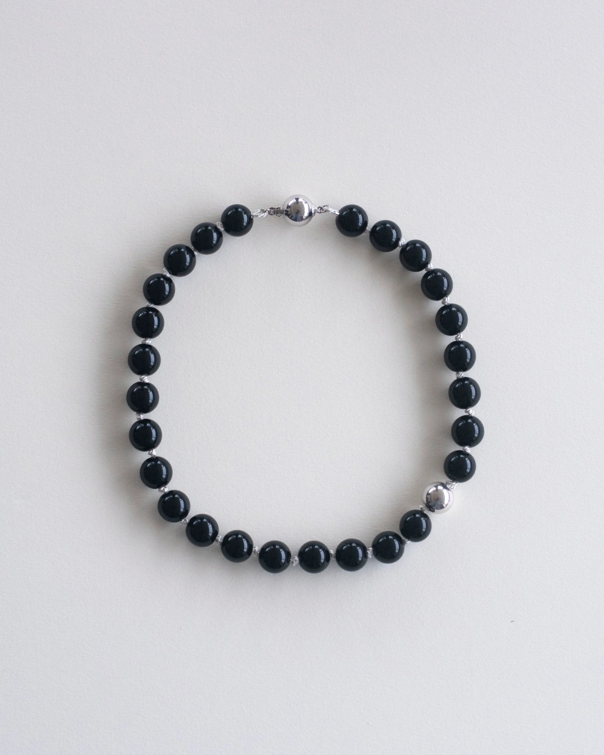C -ET- C BEAT002 - Onyx Beaded Necklace