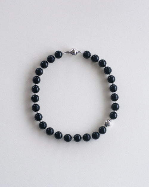 C -ET- C BEAT002 - Onyx Beaded Necklace