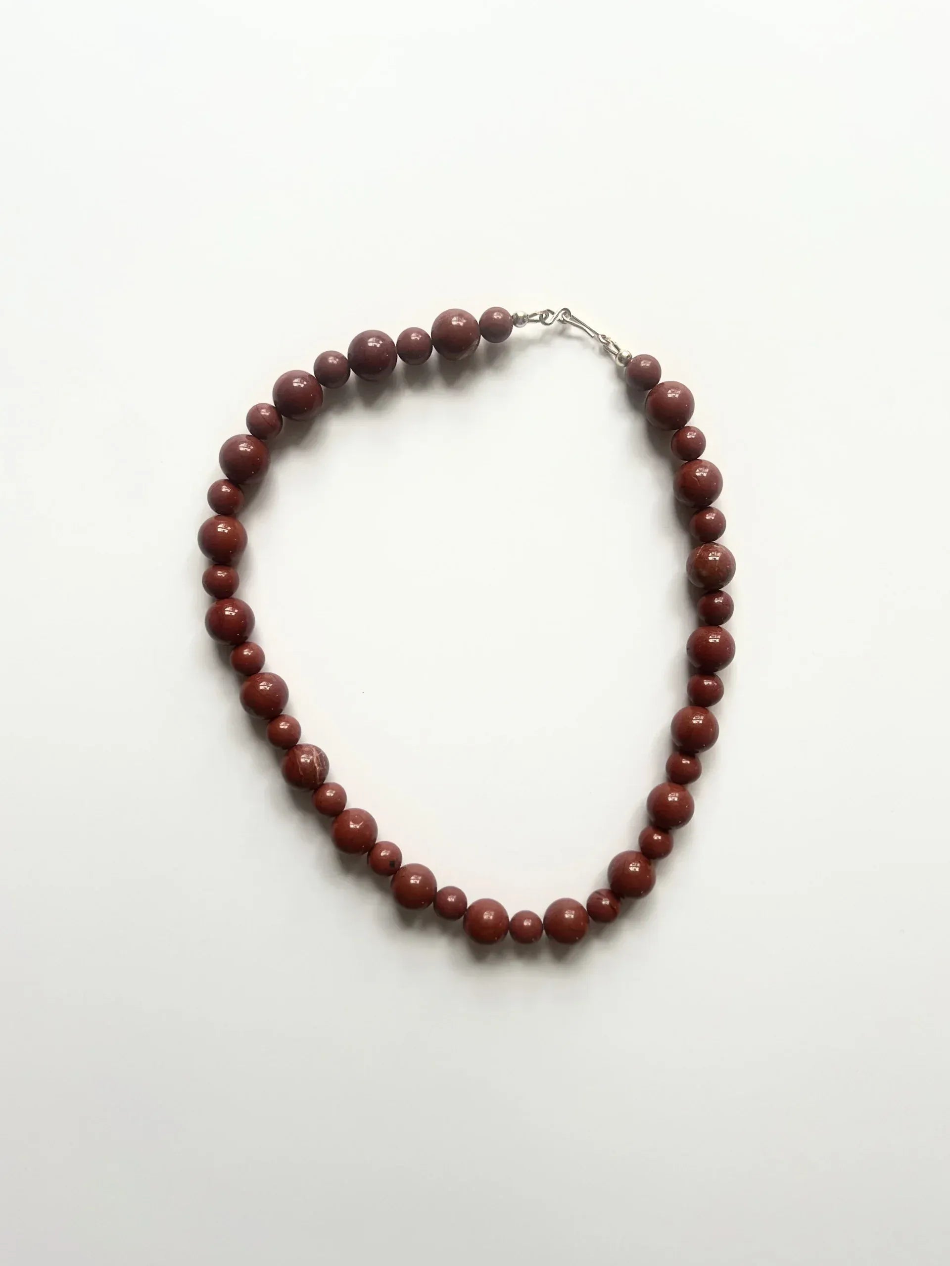 C -ET- C Delphi 008 - Red Jasper Beaded Necklace