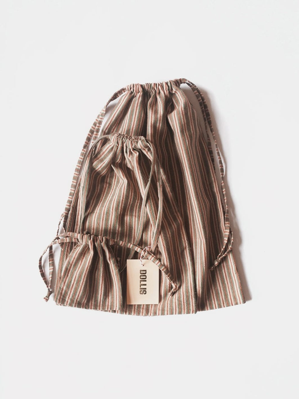 C -ET- C HANDBAG Striped Drawstring Bag