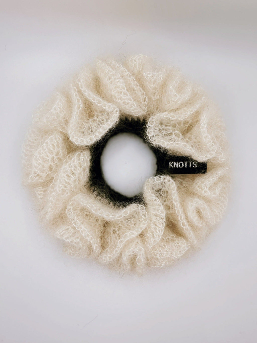 C -ET- C Mohair Cloud Lace Scrunchie