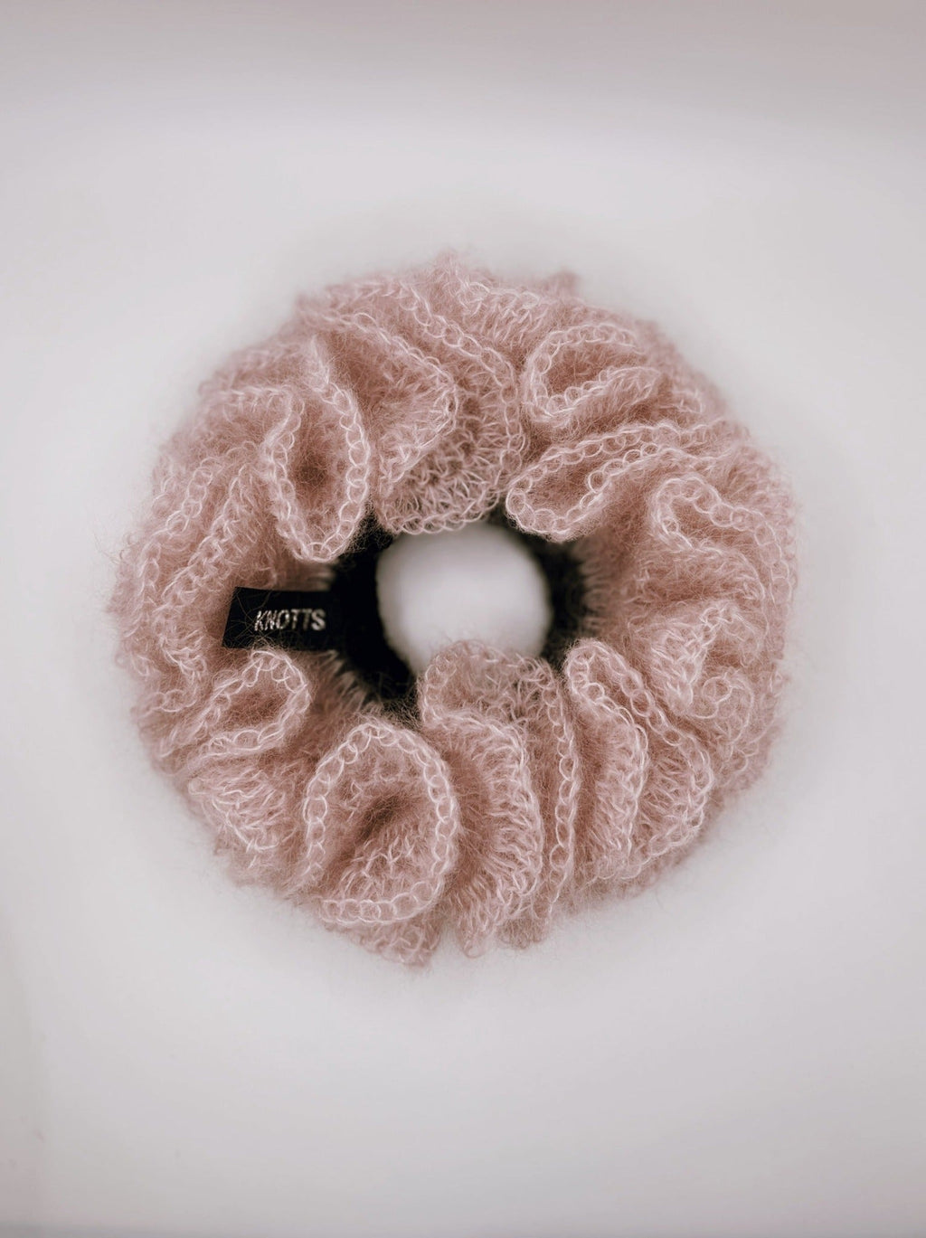 C -ET- C Mohair Pink Pump Scrunchie