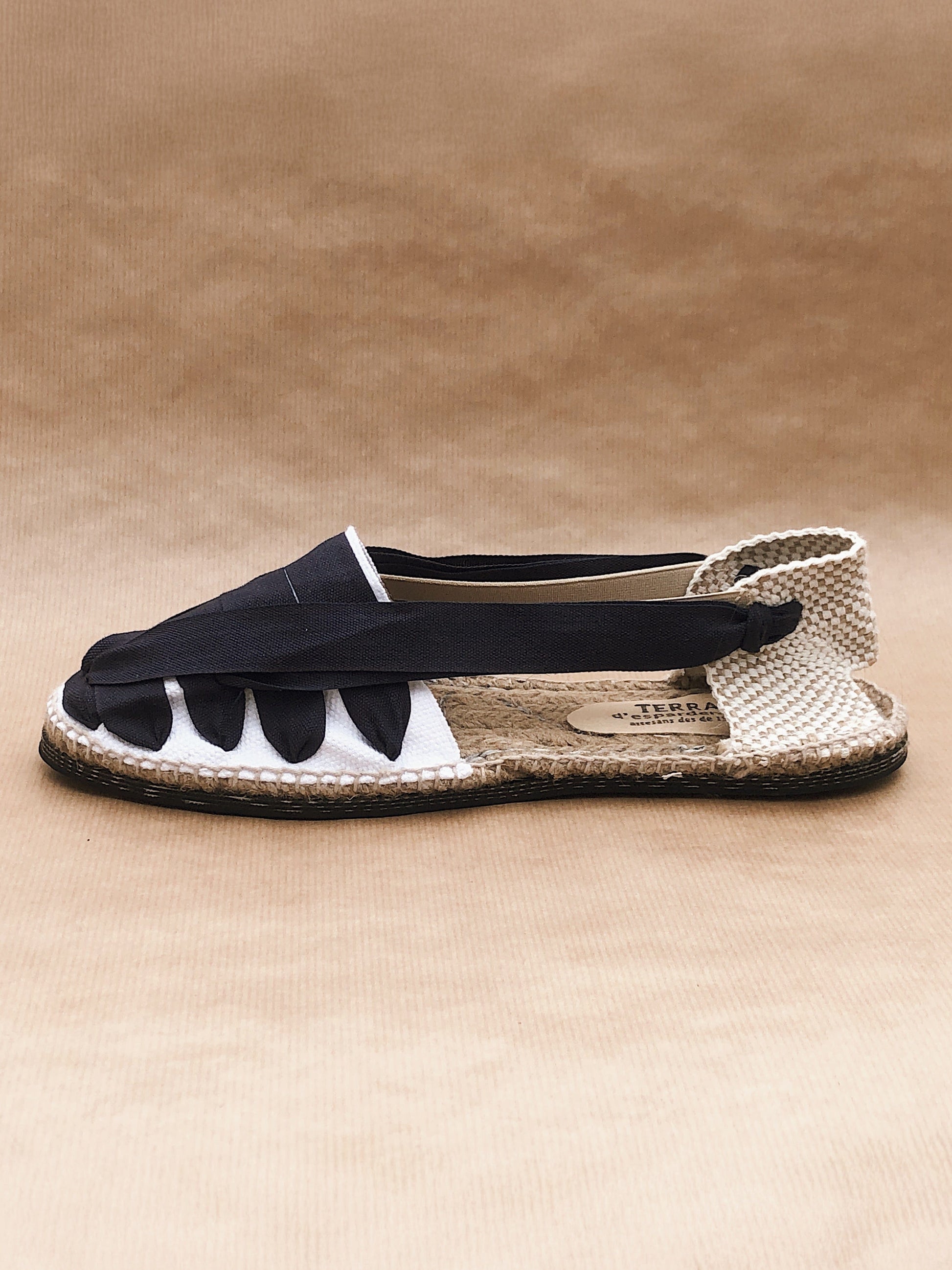 C -ET- C Shoes Pinxo Navy Slip-On Ribbon Espadrilles