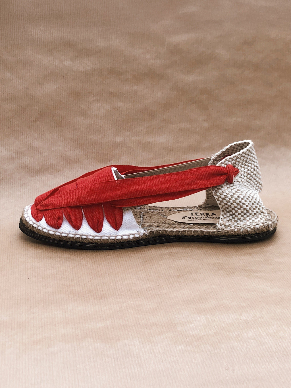 C -ET- C Shoes Pinxo Red Slip-On Ribbon Espadrilles