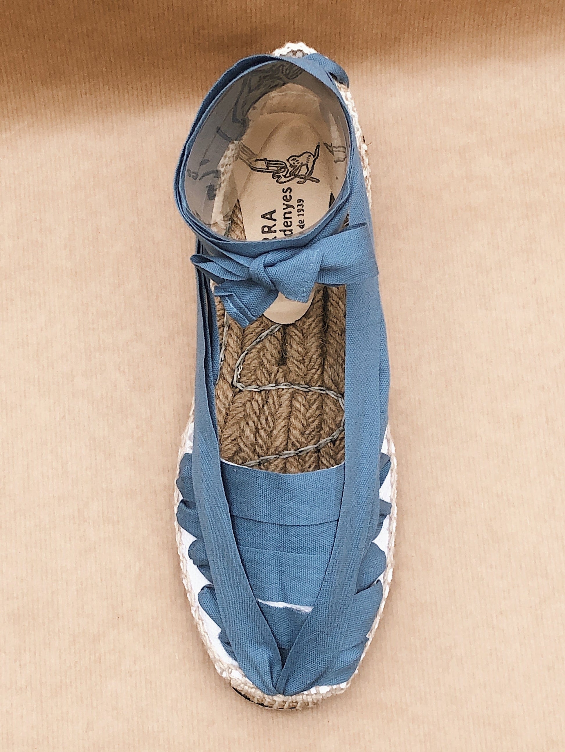 C -ET- C Shoes Pinxo Sky Blue Ribbon Tie Espadrilles