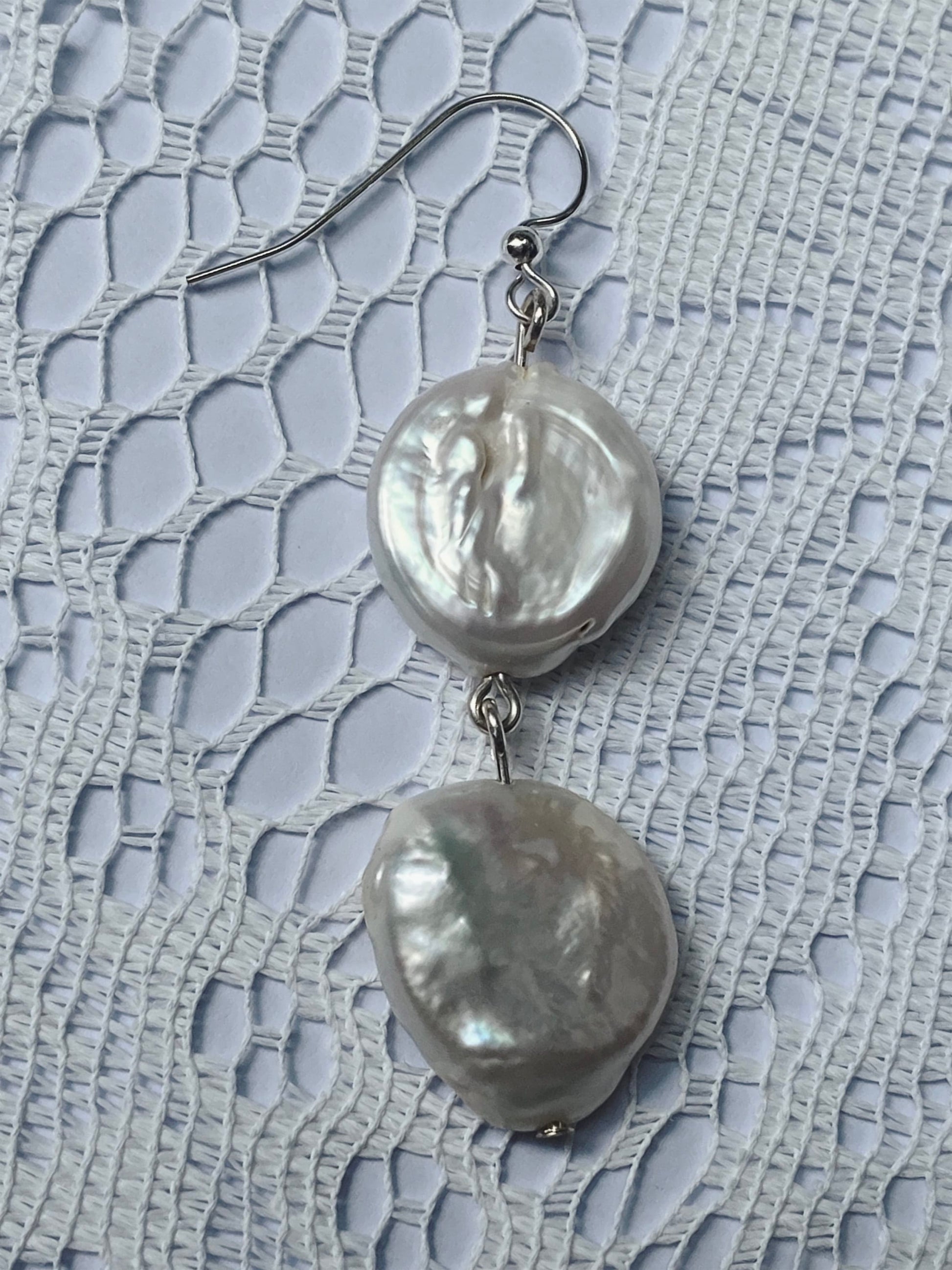 COUPER -ET- COUDRE earrings Omen #4 - Baroque Pearl Drop Earrings