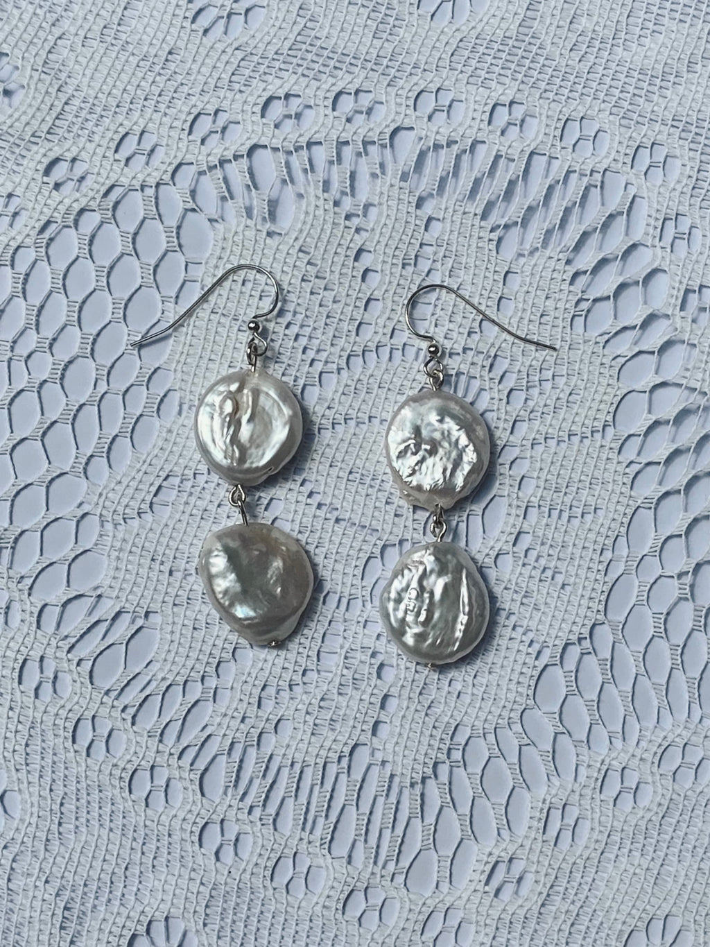 COUPER -ET- COUDRE earrings Omen #4 - Baroque Pearl Drop Earrings