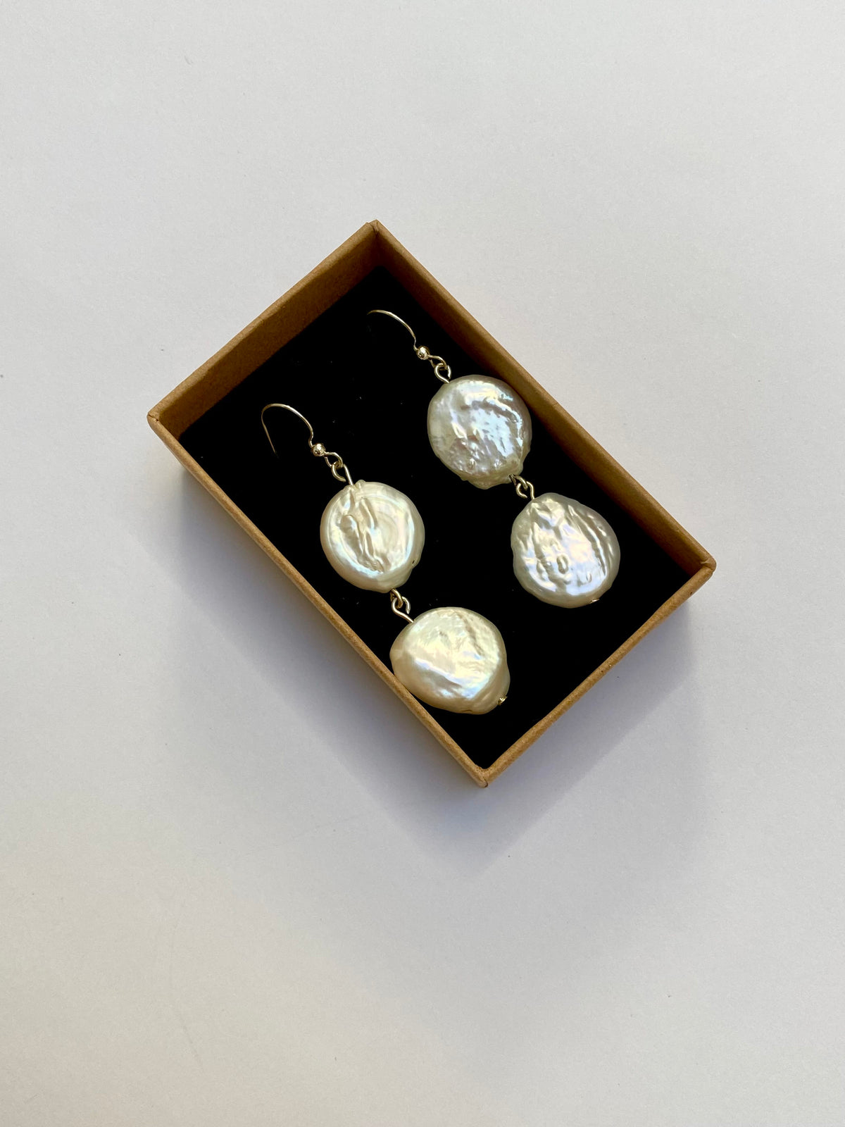 COUPER -ET- COUDRE earrings Omen #4 - Baroque Pearl Drop Earrings