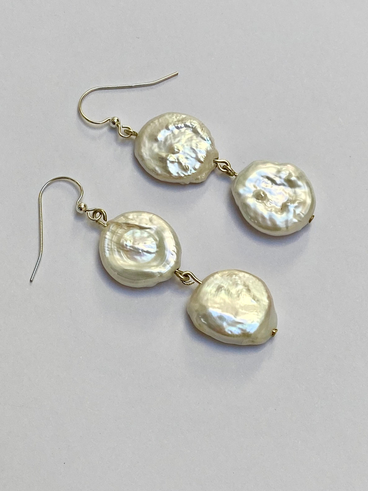 COUPER -ET- COUDRE earrings Omen #4 - Baroque Pearl Drop Earrings