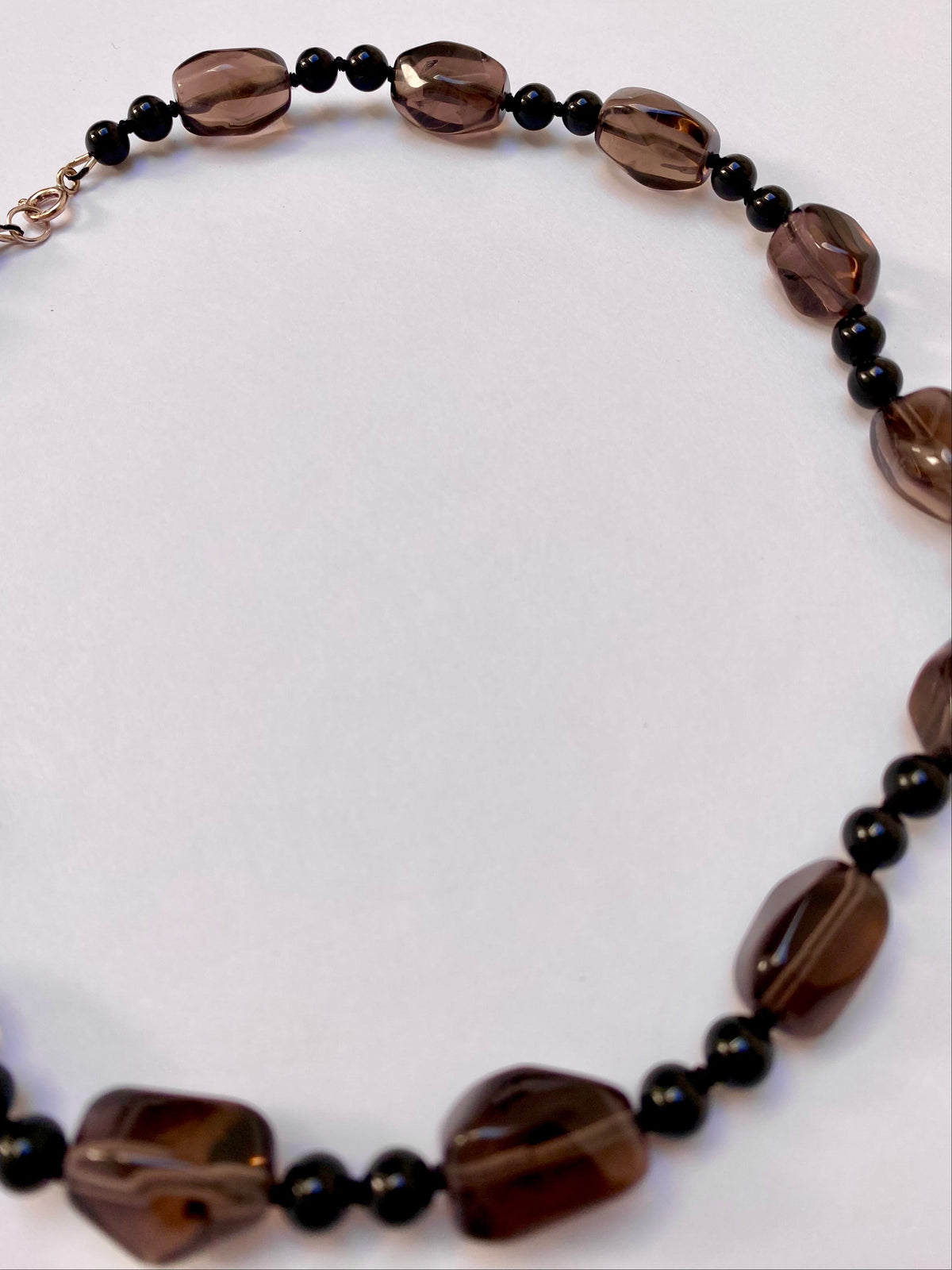 COUPER -ET- COUDRE Necklace Ellipses - Hand-knotted Neckace