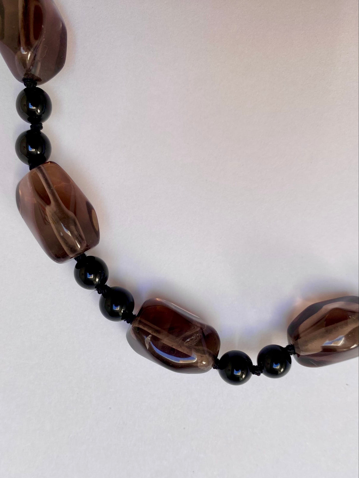 COUPER -ET- COUDRE Necklace Ellipses - Hand-knotted Neckace