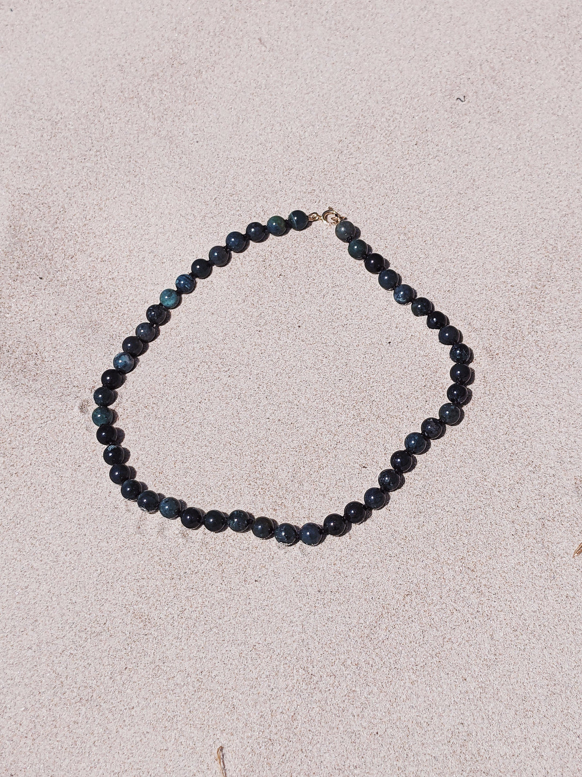 COUPER -ET- COUDRE Necklace Ivy - Moss Agate Heirloom Necklace