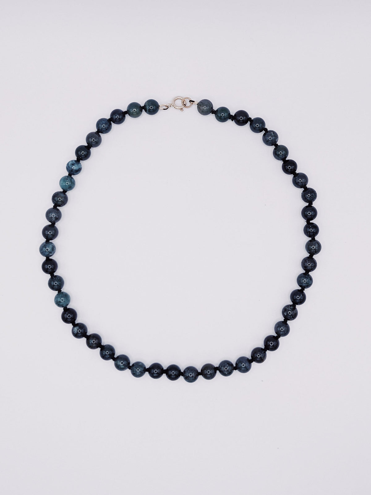 COUPER -ET- COUDRE Necklace Ivy - Moss Agate Heirloom Necklace