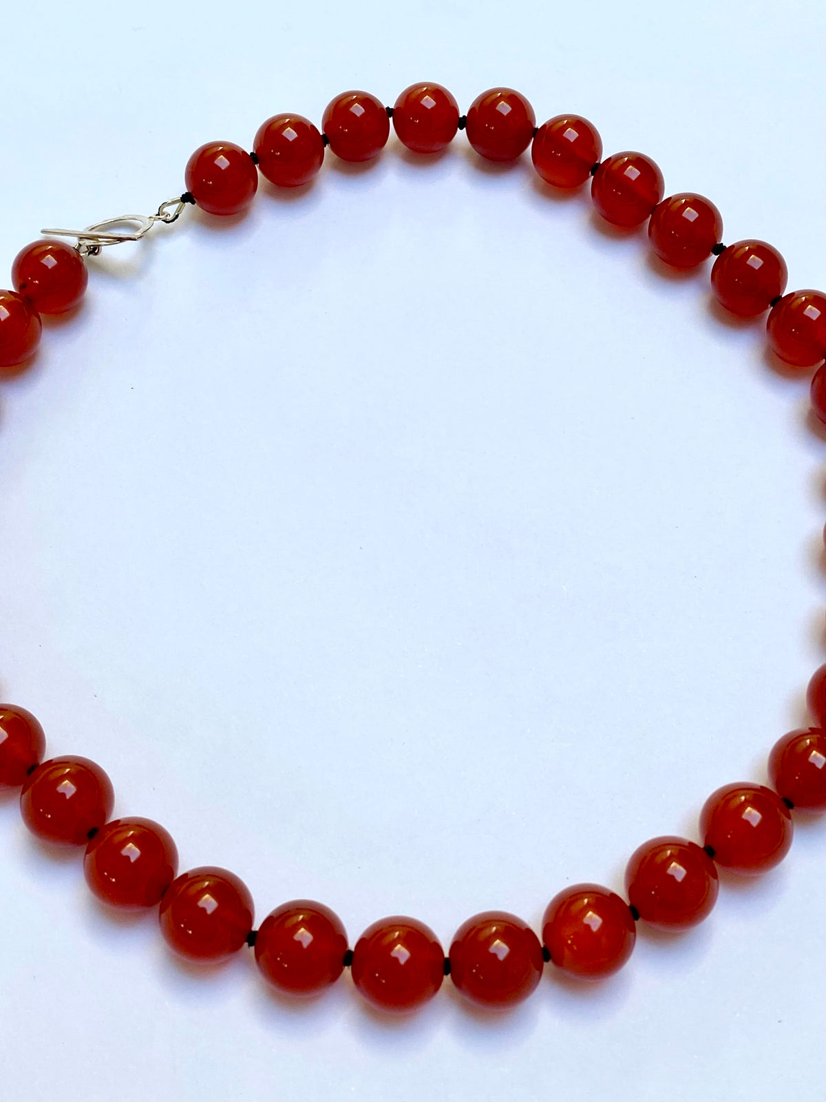 COUPER -ET- COUDRE Necklace Ladybug - Jasper Hand-Knotted Necklace