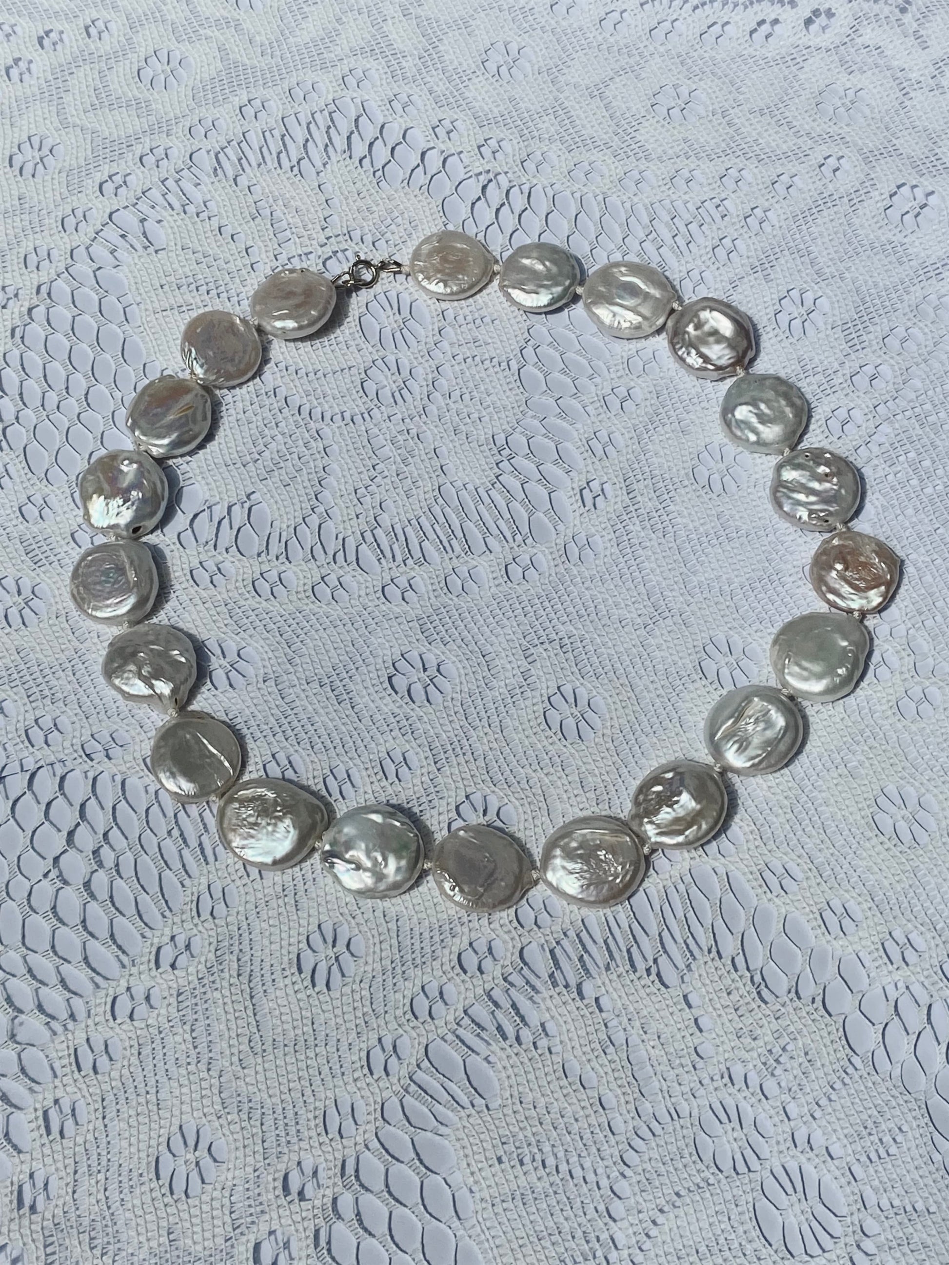 COUPER -ET- COUDRE Necklace Omen #3 - Baroque Freshwater Pearl Choker
