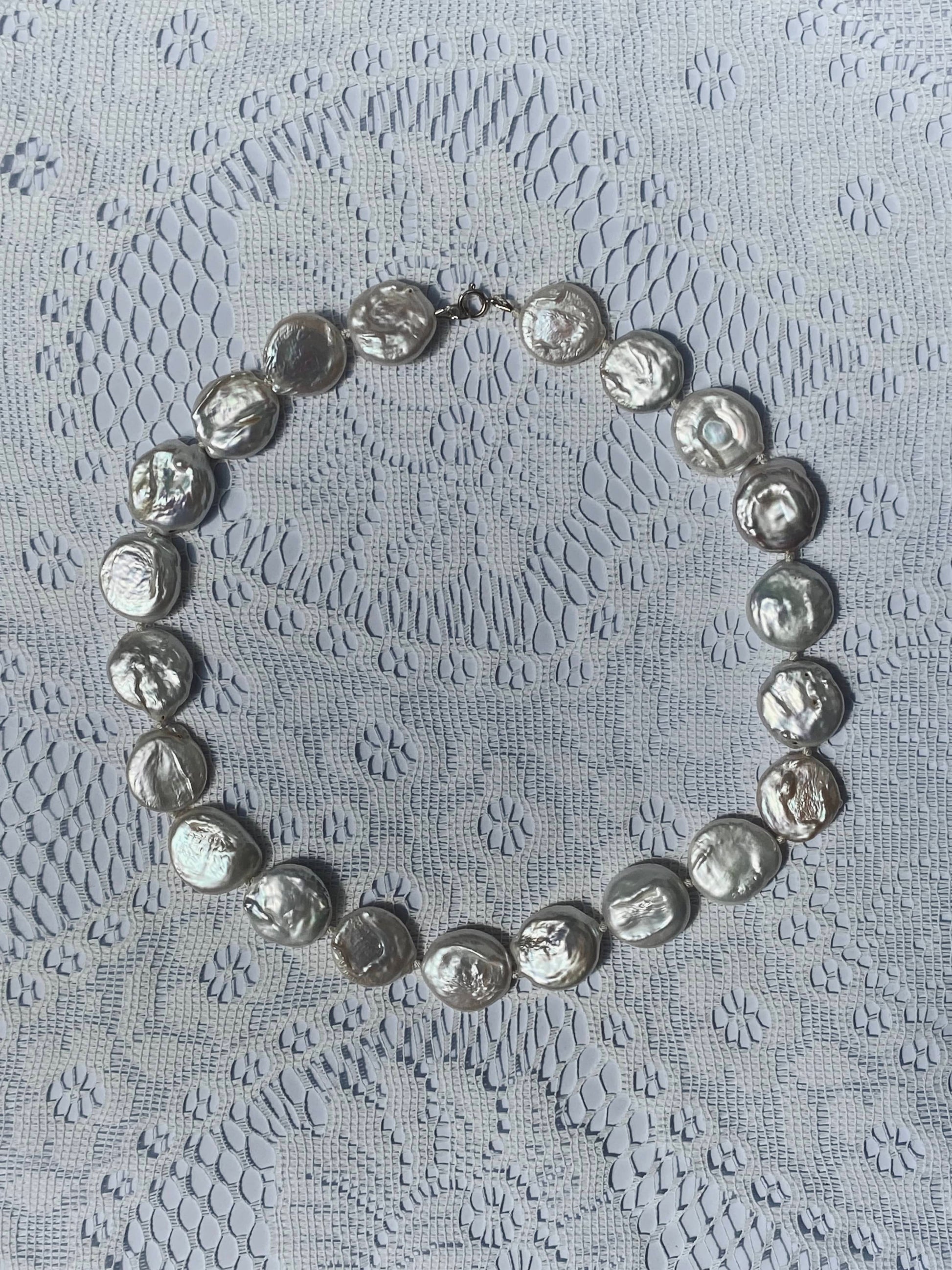 COUPER -ET- COUDRE Necklace Omen #3 - Baroque Freshwater Pearl Choker