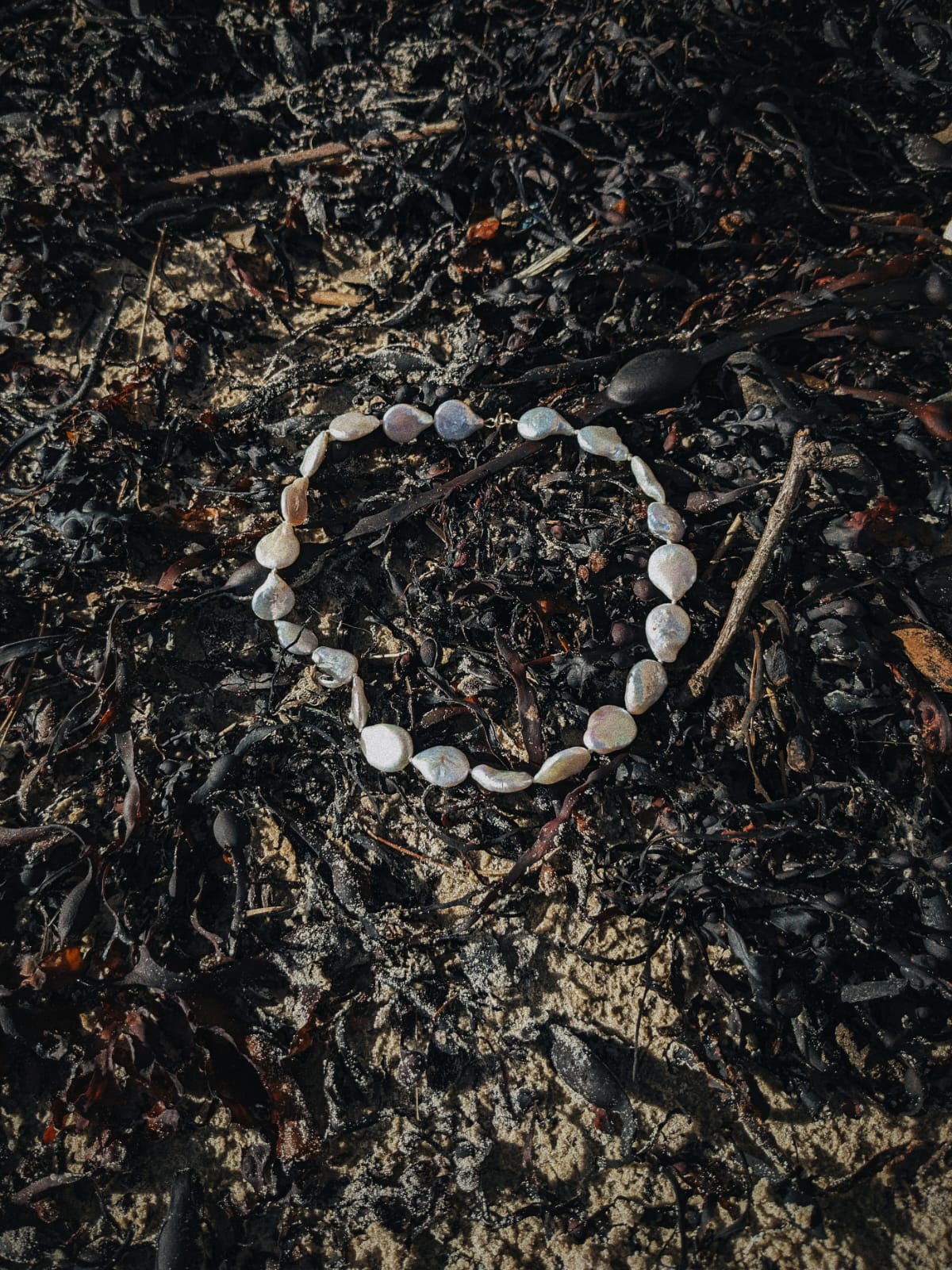 COUPER -ET- COUDRE Necklace Omen #3 - Baroque Freshwater Pearl Choker
