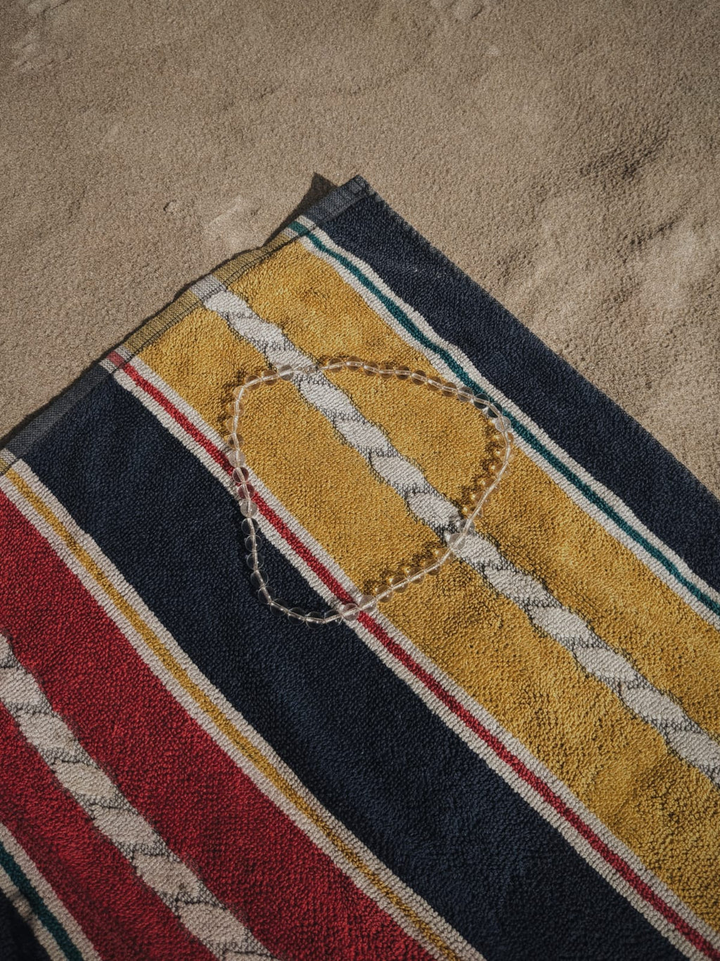 COUPER -ET- COUDRE Necklace Penumbra - Clear Quartz + White Silk Necklace