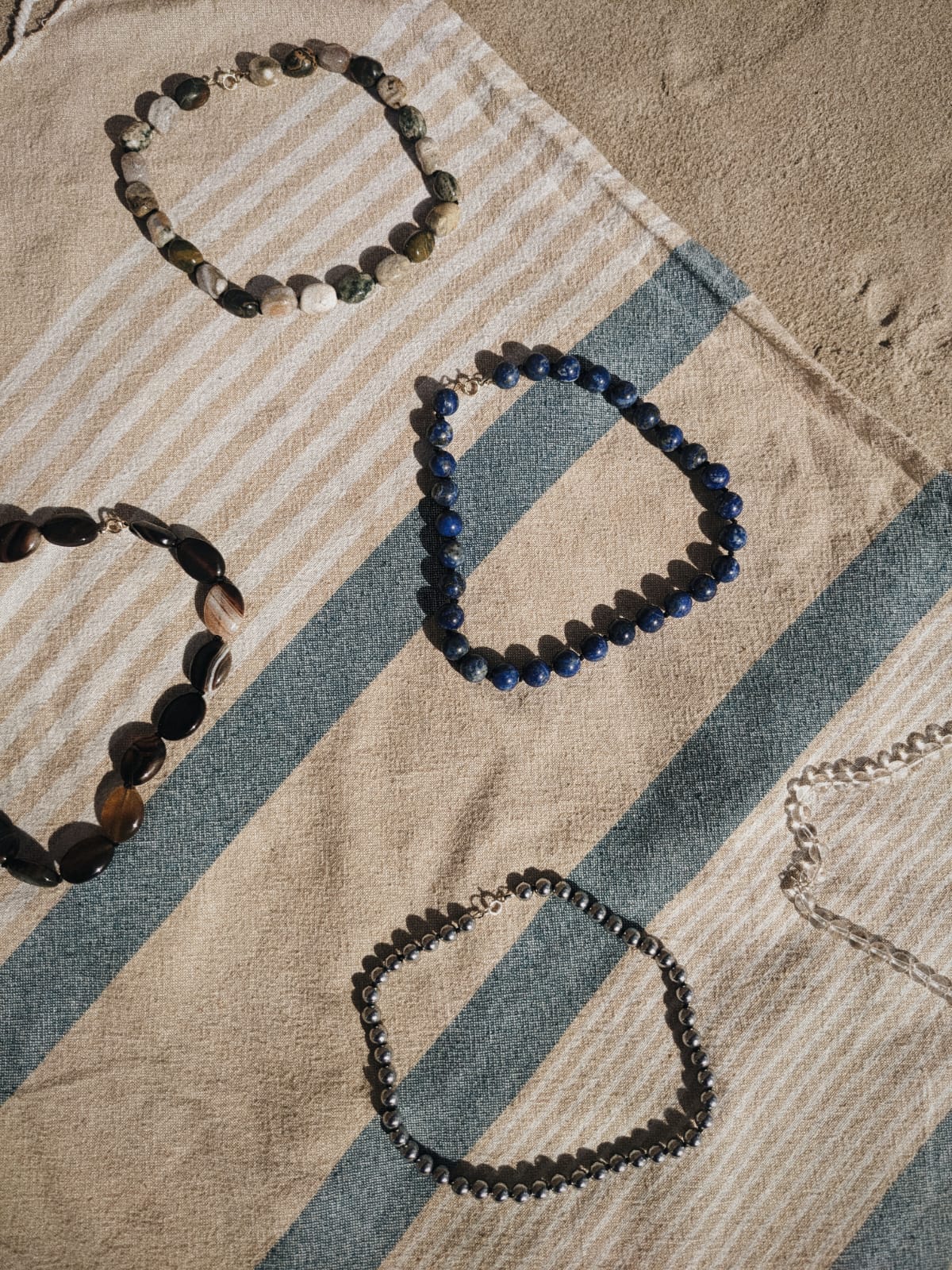 COUPER -ET- COUDRE Necklace Zephyr - Large Lapis Lazuli Necklace