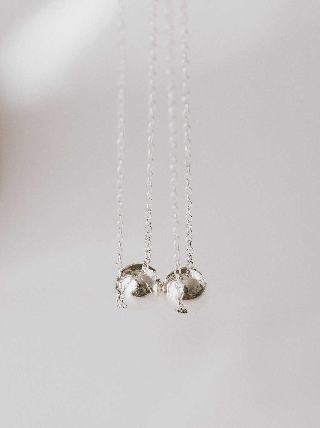 Emily Georgina Jones Jewellery Bauble Necklace in Sterling Silver