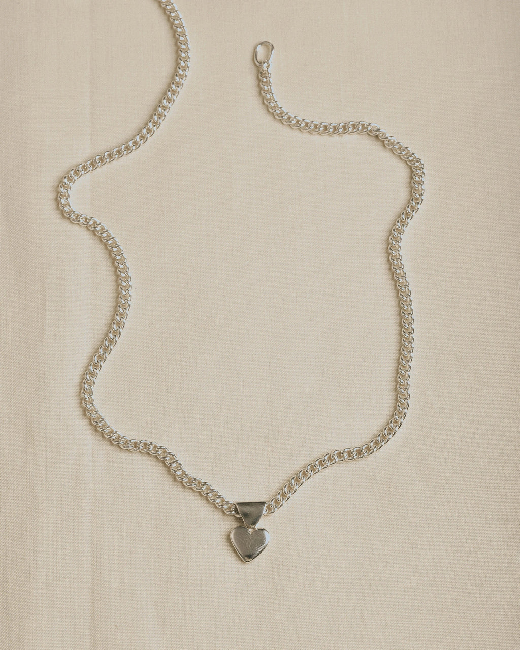 Emily Georgina Jones Jewellery Votive Heart Pendant in Silver