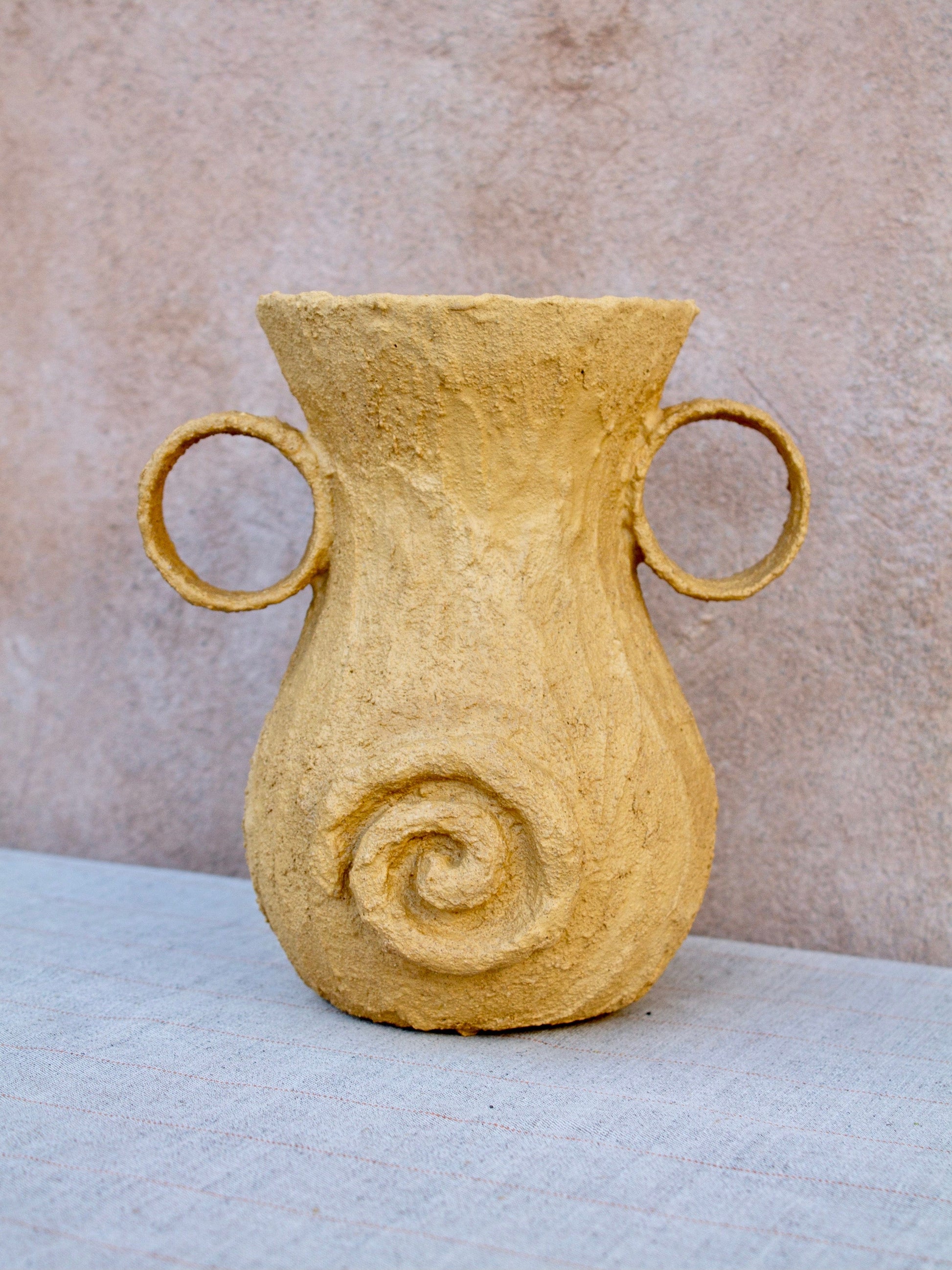 july studio vase Cotswold Honey Swirl Vase