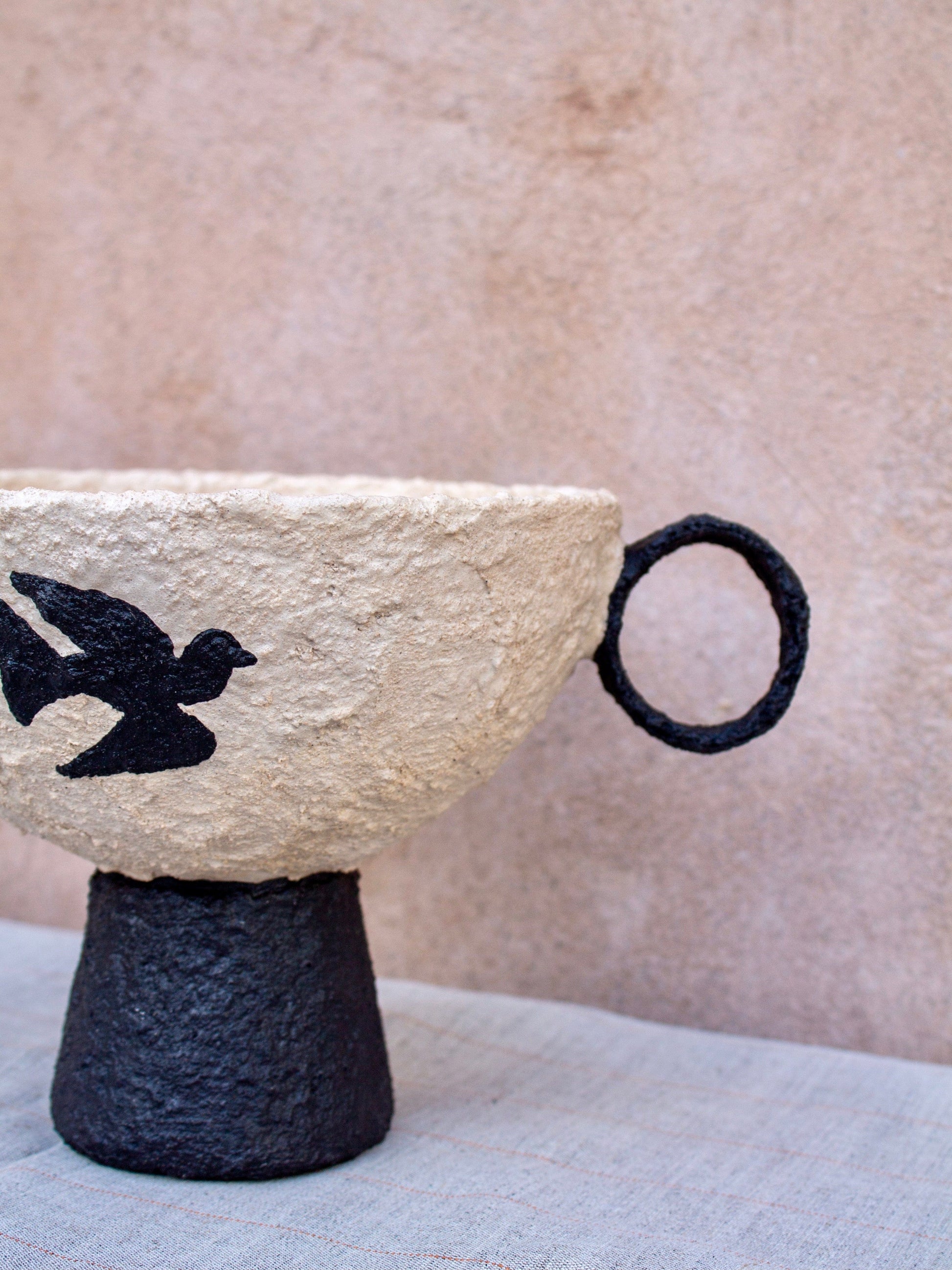 july studio vase Dove Plinth Bowl