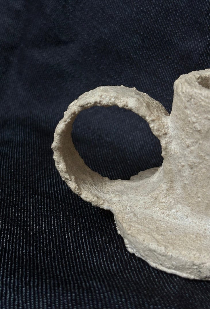 july studio vase Stone Circle Candlestick No. 1