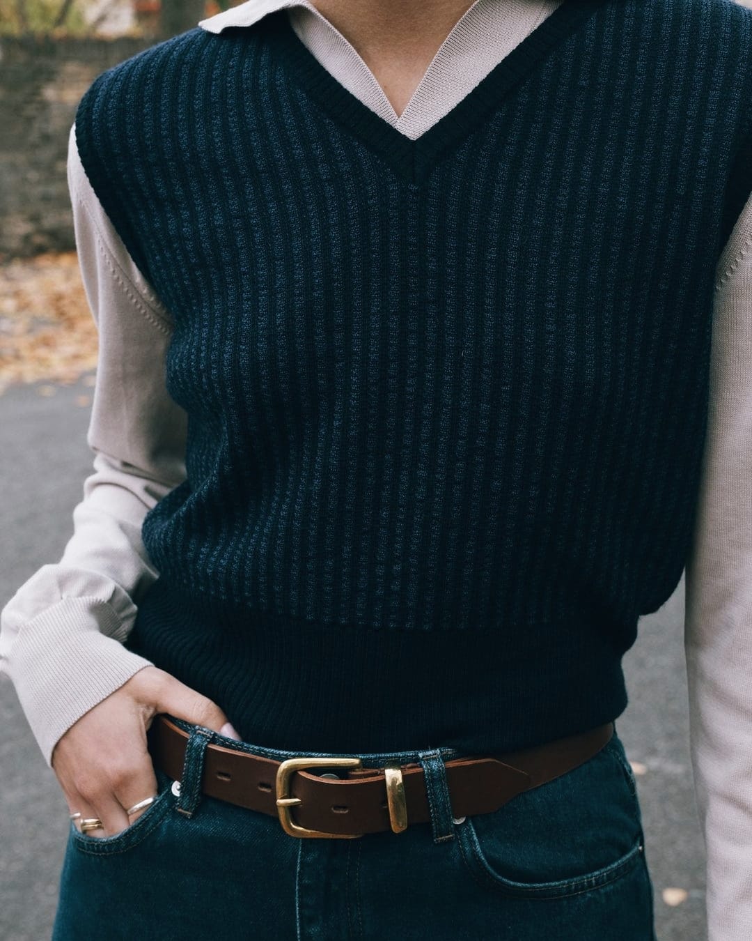 COUPER -ET- COUDRE BELT Oro Belt in Bark