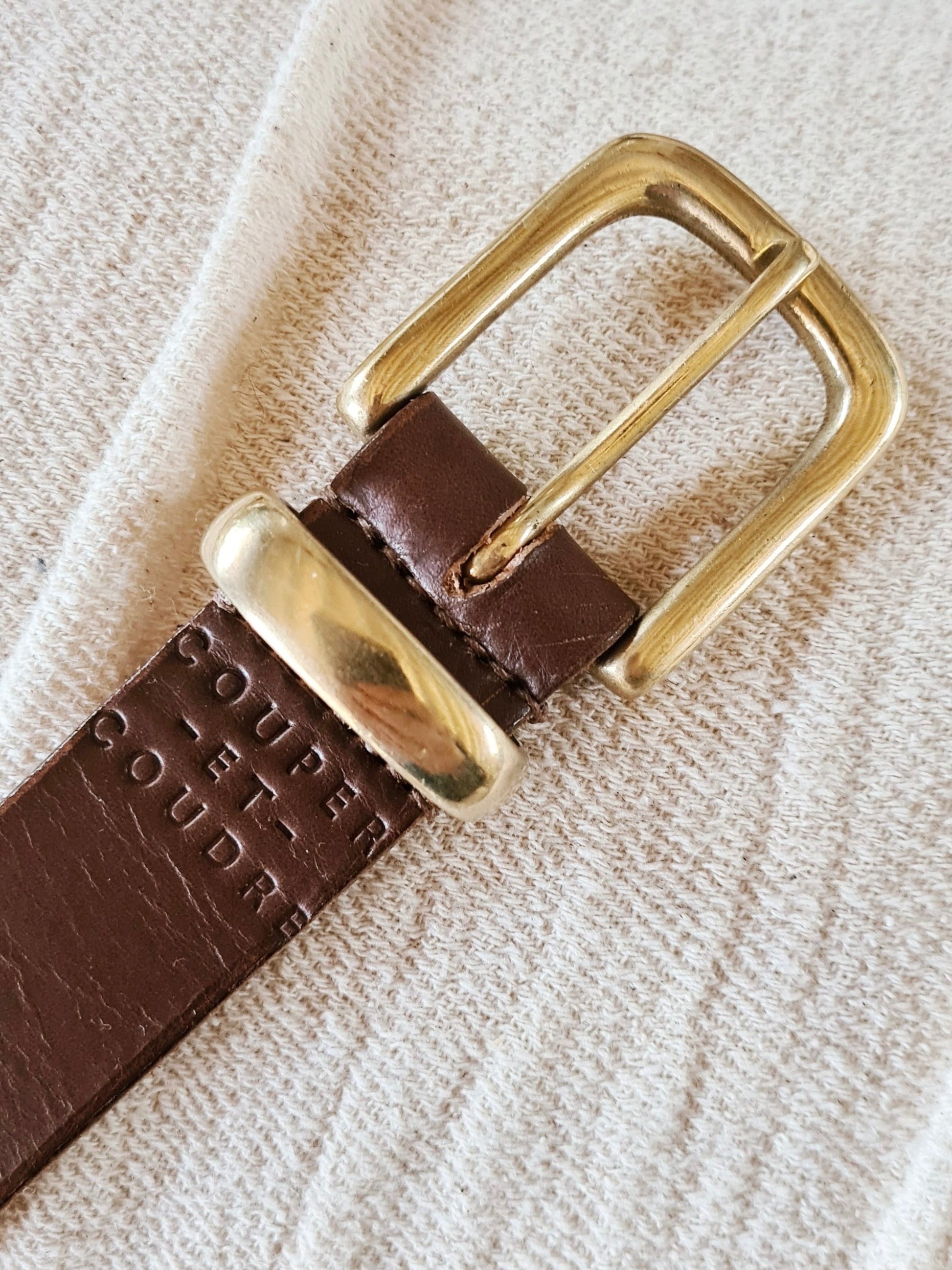 COUPER -ET- COUDRE BELT Oro Belt in Bark