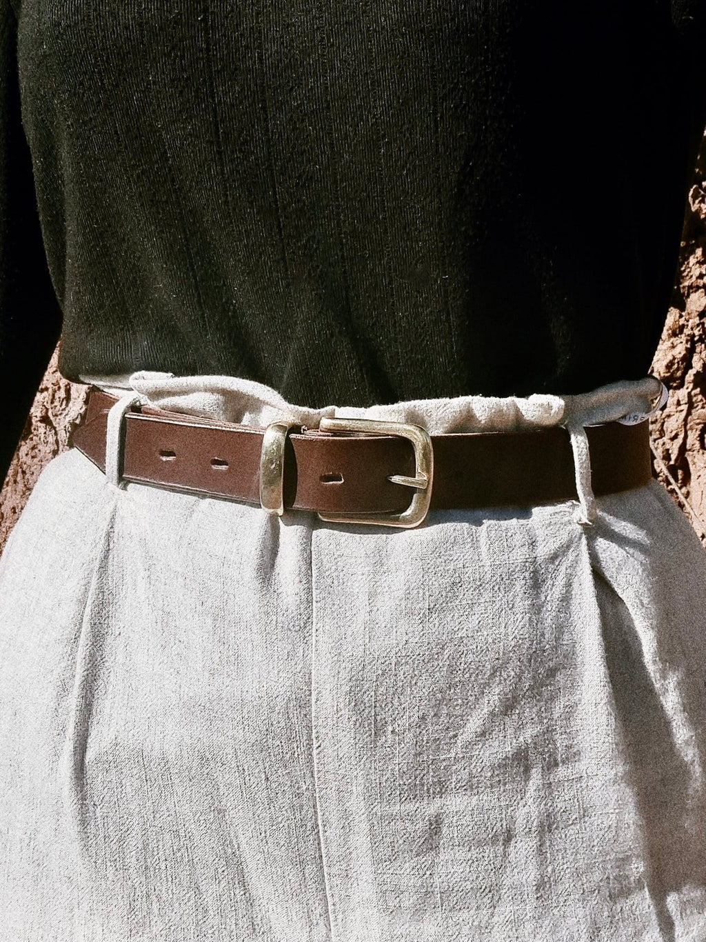 COUPER -ET- COUDRE BELT Oro Belt in Bark