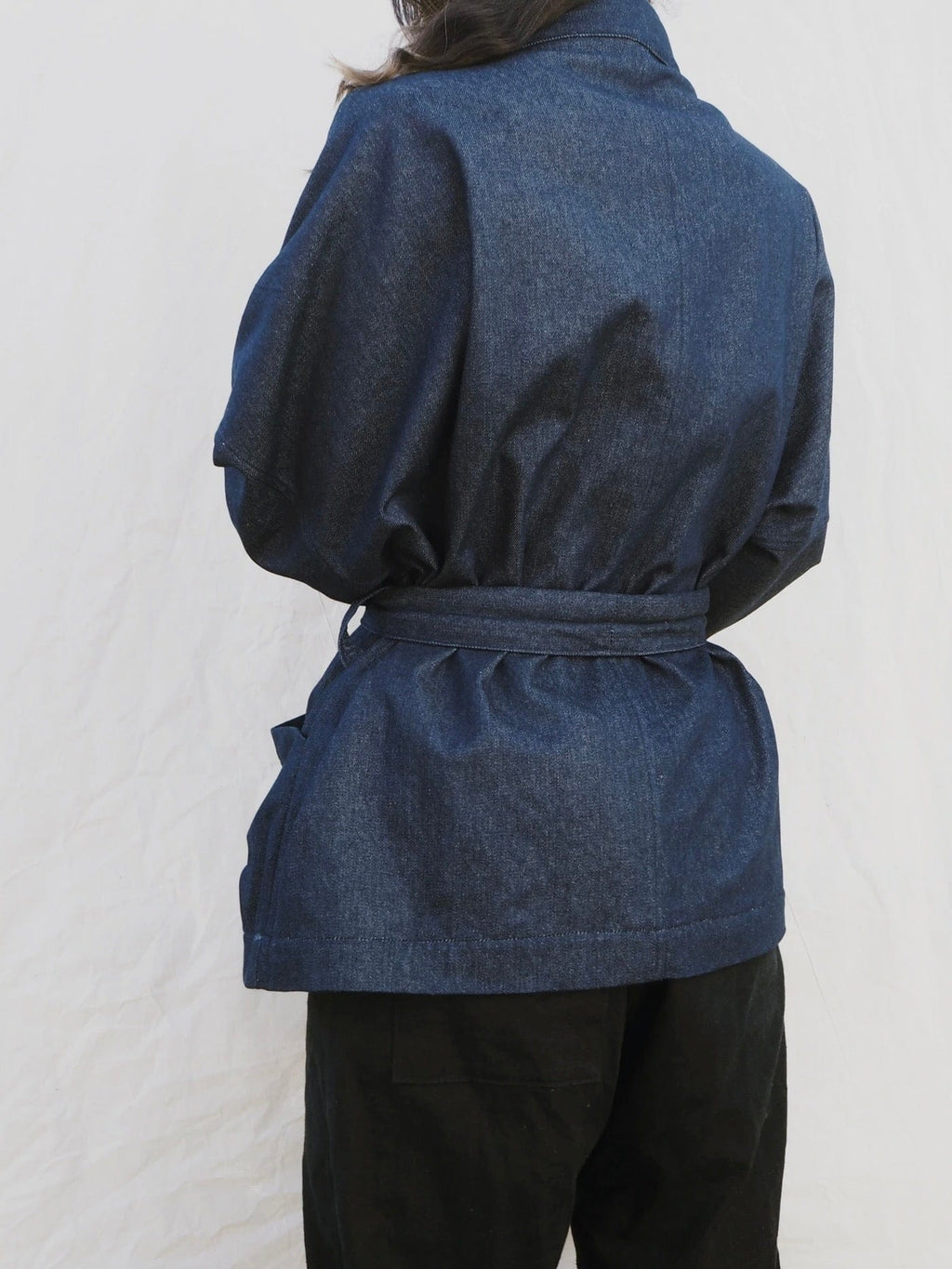 COUPER ET COUDRE Robe Jacket in Denim